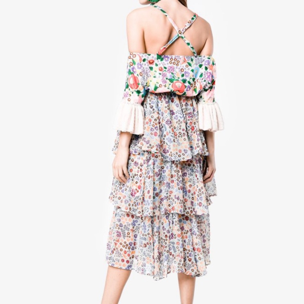 All Things Mochi Irenka Off Shoulder Dress - Picture 2 of 7